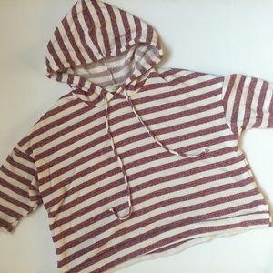 Paper Crane Tops - 🍄 Paper Crane Striped Crop Hoodie 🍄 Paper Crane Tops - 🍄 Paper Crane Striped Crop Hoodie 🍄